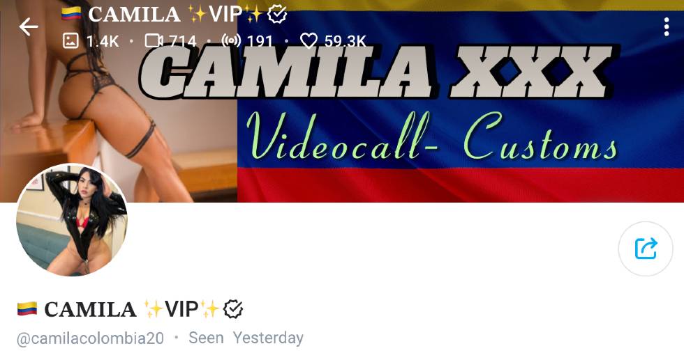 10. Camila VIP – Colombian Senorita Addicted to Gangbangs